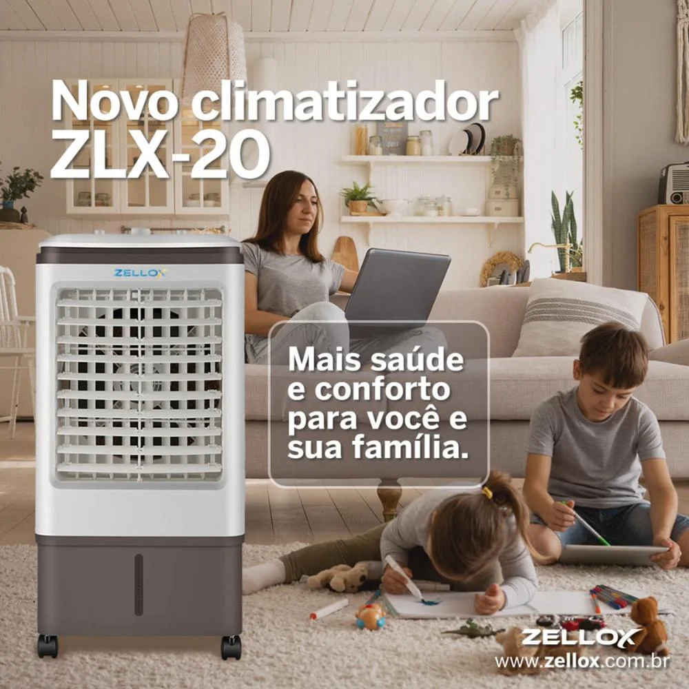 Climatizador De Ar Zelllox Zlx20 KaBuM