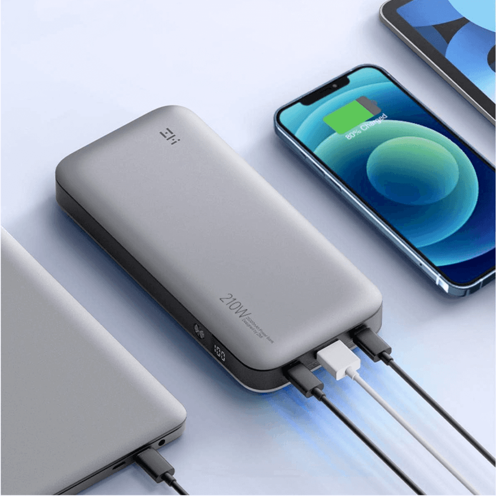 Power Bank Portátil Zmi 25000mah 210w KaBuM