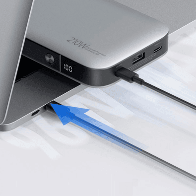 スマホアクセサリー Power bank Power Bank Portátil Zmi 25000mah 210w KaBuM