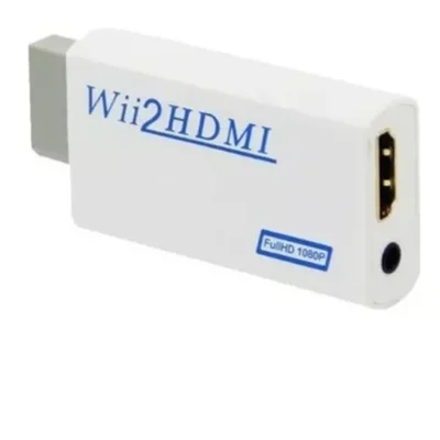 Adaptador Conversor Áudio Vídeo, Nintendo Wii, Para Cabo HDMI