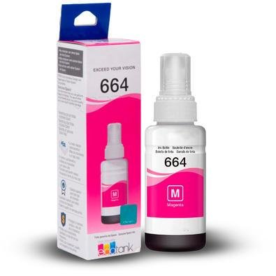 Refil De Tinta T664 Original Magenta Para L365 L375 L395 L220 L210
