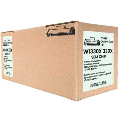 Toner Compatível Laser M408dn M408 408dn W1330x S/ Chip 15k