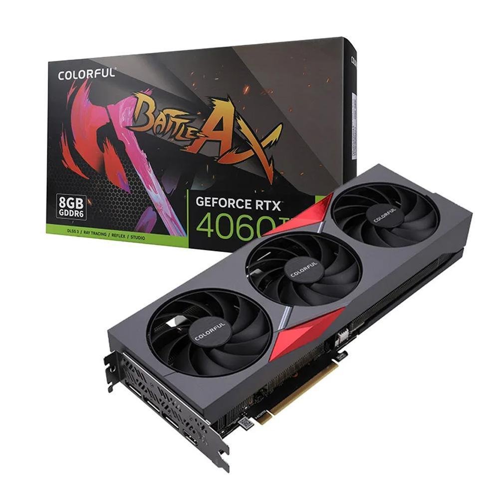 Placa De Video Colorful Geforce RTX 4060 Ti, Nb Ex 8GB-v