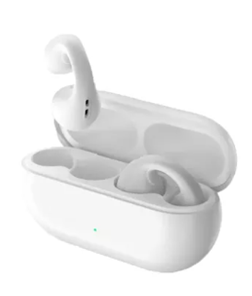 Fone De Ouvido Artsrphone Earcuffs, Bluetooth 5.2, Esportivo, Condução Óssea, Branco