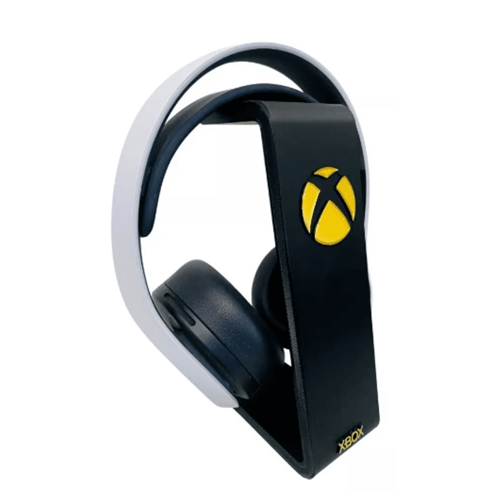 Imagem 2 de 2 do produto Suporte De Headset Skul Xbox, Logo Gold, Suporte Preto