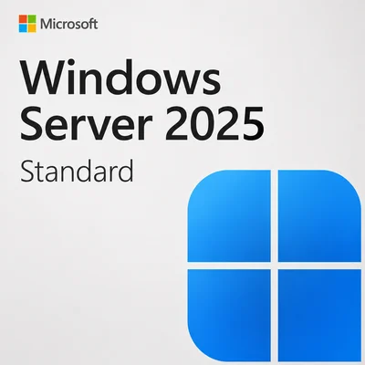 Windows Server 2025 Standard 64 Bits, 16 Core, Chave Original Microsoft, Ativação Vitalícia Para 1 Servidor - Cartão Físico