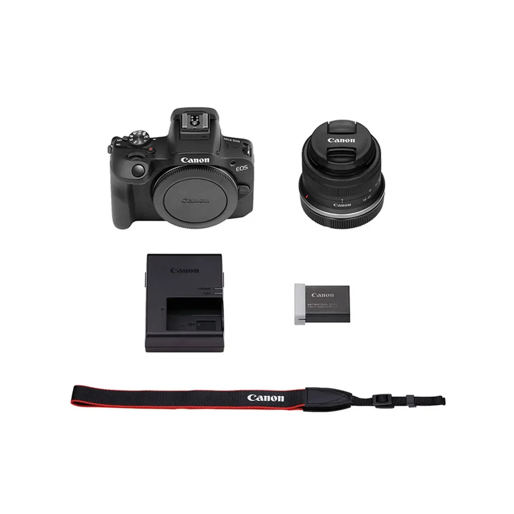 Câmera Canon Eos R100 Kit Rf-S 18-45mm Is Stm