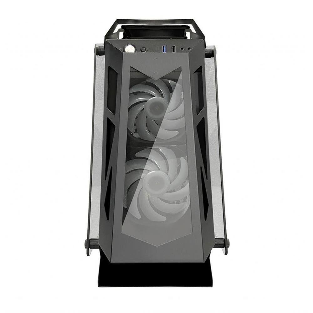 Imagem 5 de 5 do produto Gabinete Gamer M-atx Pixxo, Sem Fonte, USB, 06 Fans, RGB, Vidro Temperado - Htlk6s20a6