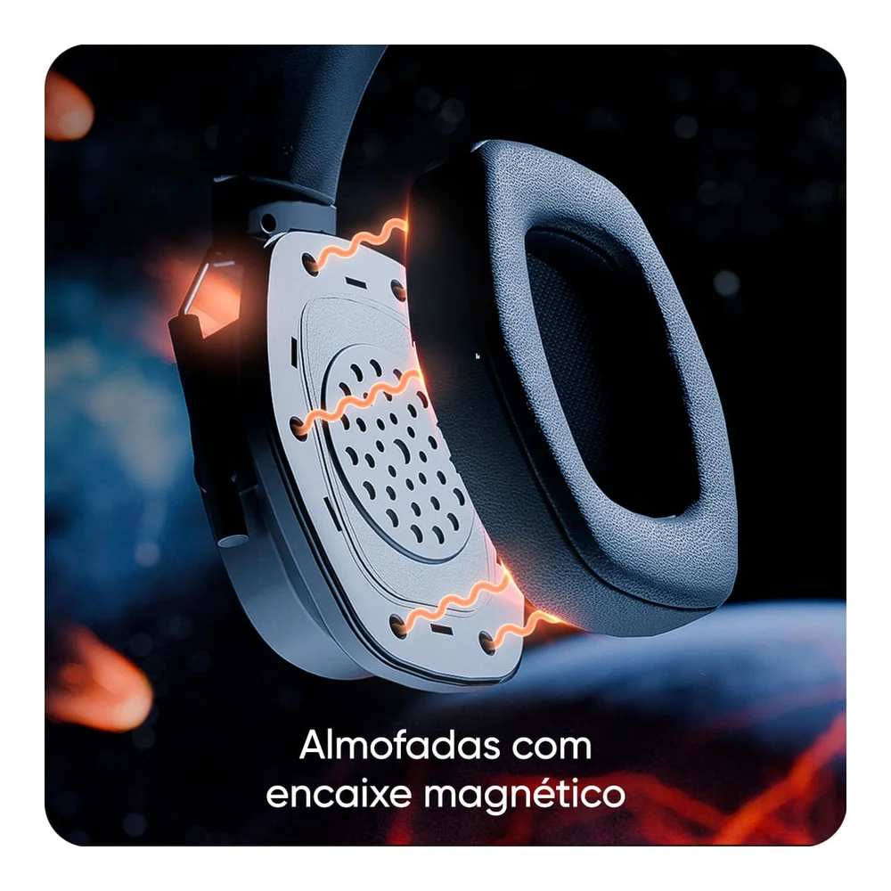 Imagem 4 de 5 do produto Headset Gamer Goldentec Gt Orion, Com Fio, 50mm