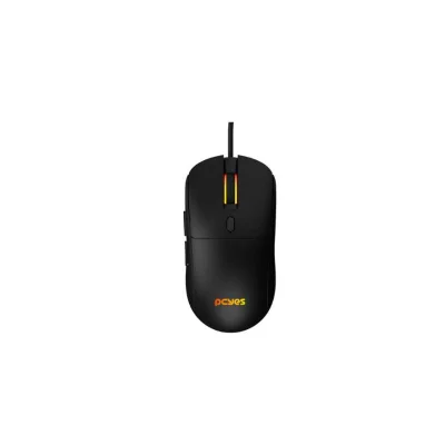 Mouse Gamer Pcyes Basaran Black Vulcan, 12400 Dpi, Rgb, 6 Botoes - Pmgbrbv