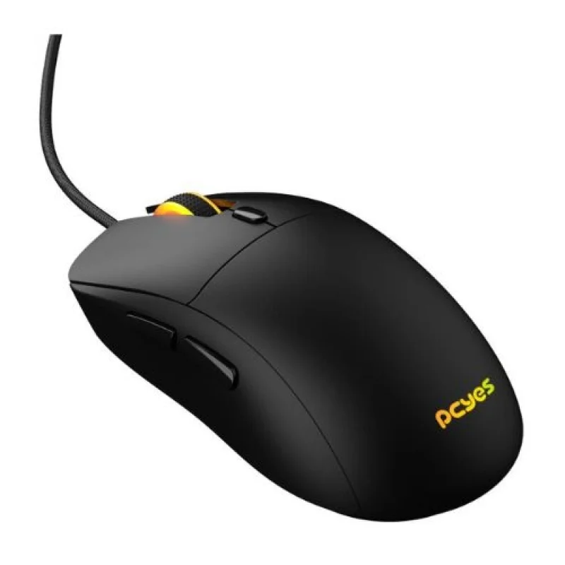 Imagem 3 de 5 do produto Mouse Gamer Pcyes Basaran Black Vulcan, 12400 Dpi, Rgb, 6 Botoes - Pmgbrbv