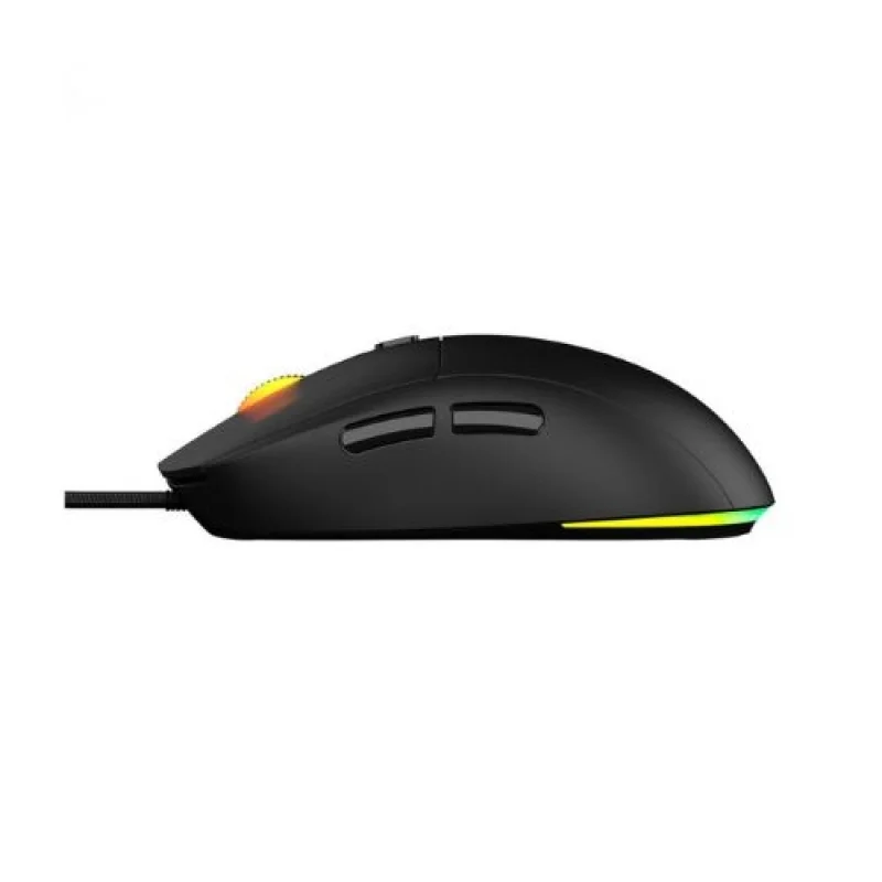 Imagem 5 de 5 do produto Mouse Gamer Pcyes Basaran Black Vulcan, 12400 Dpi, Rgb, 6 Botoes - Pmgbrbv