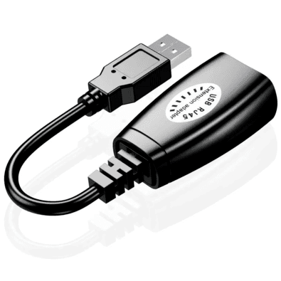 KIT 2 Extensor Usb A Macho Para Usb A Femea Via-  Rj45 50m