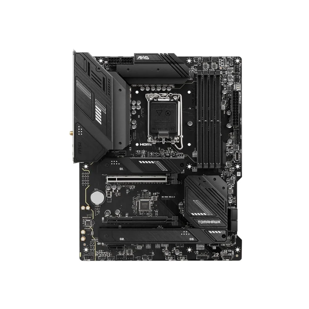 Placa Mãe Msi Mag B760 Tomahawk Wi-fi Atx Lga 1700 Ddr4 HDMI, Displayport M.2 Usb 3.2 6