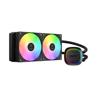 Water Cooler Gamdias Aura Gl 240 V2 Argb 240mm, Amd/intel - Preto