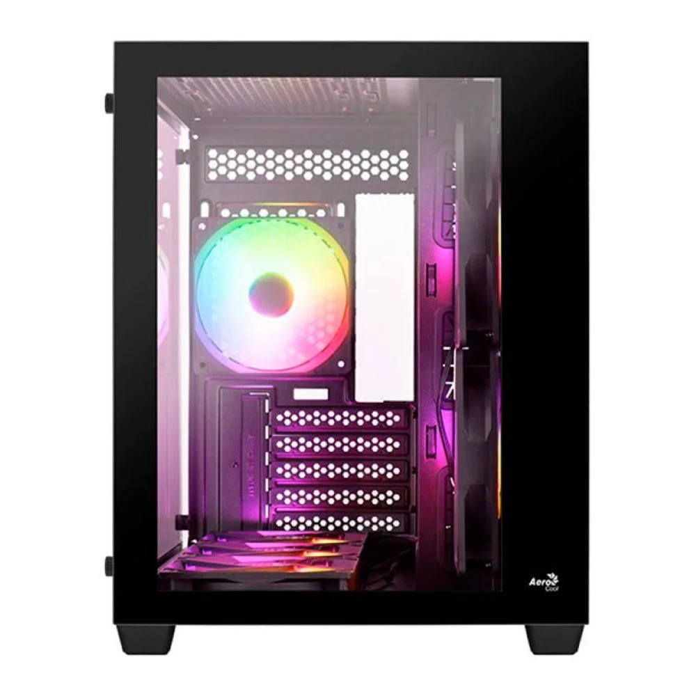 Imagem 4 de 5 do produto Gabinete Gamer Mini Tower 6 Fan Rgb, Sem Fonte, Aerocool Dryft Mini - Dryft-mini-g-bk-v2