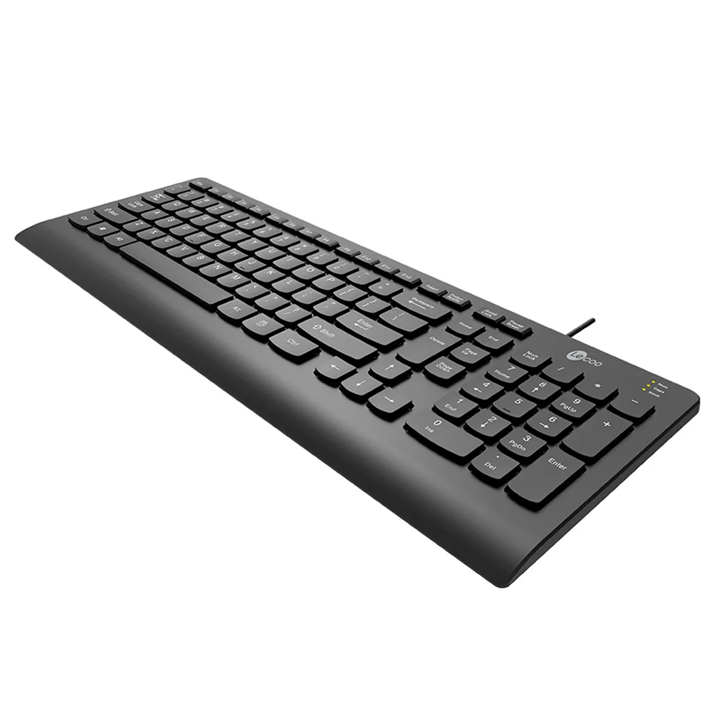 Imagem 3 de 5 do produto Teclado Lecoo, Usb, Abnt2, Preto - Kb103