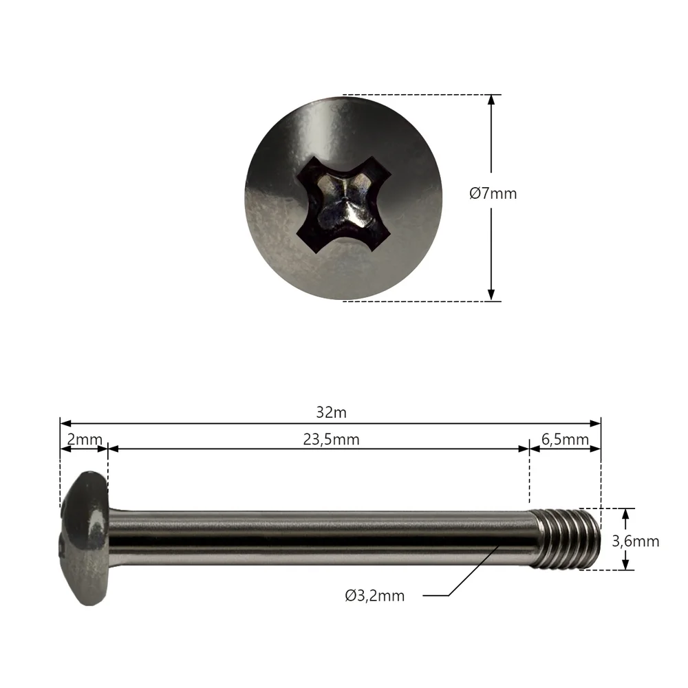Kit Alloyseed, 12 Parafusos de Fan, Modelo Longo 32mm, Parafuso Water Cooler Push-and-pull, Preto 6