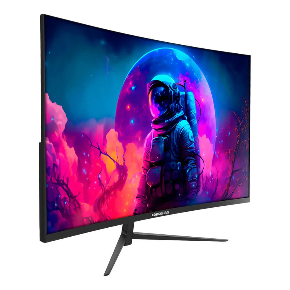 Monitor Concórdia Gamer Curvo 27" CZ270F, 240hz, Led Full HD, 1ms, 2 HDMI, 2 DP, Freesync Premium sRGB 99% Monitor Concórdia Gamer Curvo 27" CZ270F, 240hz, Led Full HD, 1ms, 2 HDMI, 2 DP, Freesync Premium sRGB 99%