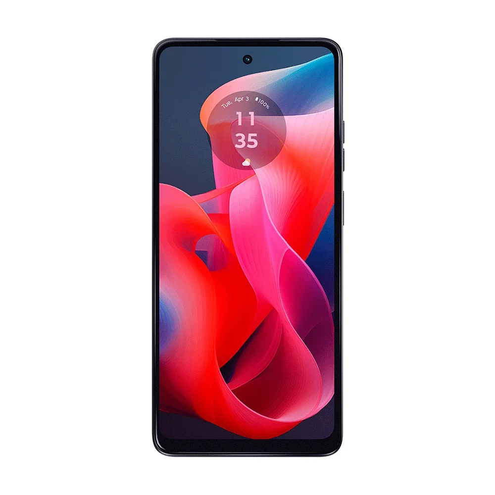Smartphone Motorola Moto G24, 128GB, 4GB RAM, Câmera 50MP + Selfie 8MP, Tela 6.6", Grafite Smartphone Motorola Moto G24, 128GB, 4GB RAM, Câmera 50MP + Selfie 8MP, Tela 6.6", Grafite