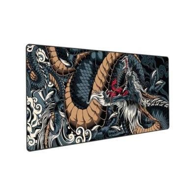 Mouse Pad Gamer Extra Grande, 900x400x3mm, Dragao Azul Exbom - Mp-9040a