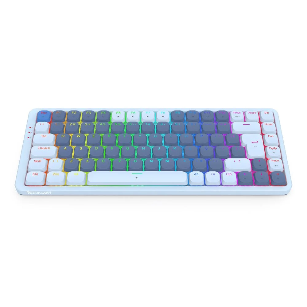 Teclado Mecanico Redragon K675, Gamer Vili Wired Low Profile, USB, Switch Brown, Azul Teclado Mecanico Redragon K675, Gamer Vili Wired Low Profile, USB, Switch Brown, Azul