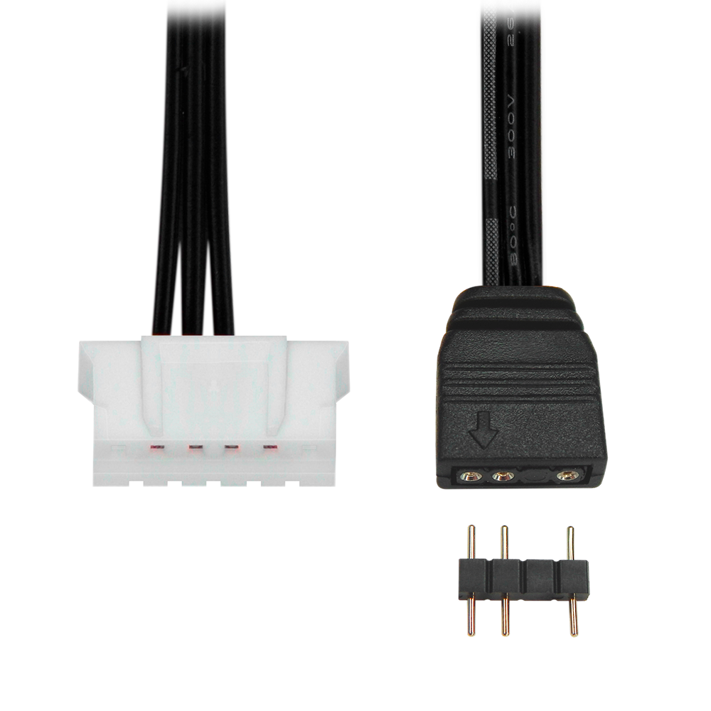 Cabo Adaptador de Controladoras 6 Pinos, Conversor Para ARGB 3 Pinos 5V, Coolmoon