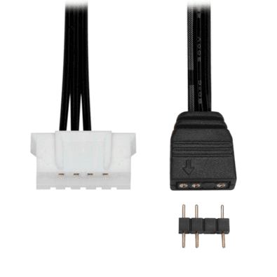 Cabo Adaptador de Controladoras 6 Pinos, Conversor Para ARGB 3 Pinos 5V, Coolmoon