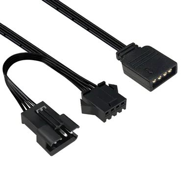 Cabo Adaptador VDG, 4 Pinos Para RGB 12V, Compativel com Gigabyte e Lian-li