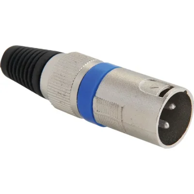 Conector Macho Xlr 3 Pinos Storm Pacote C/5 Un