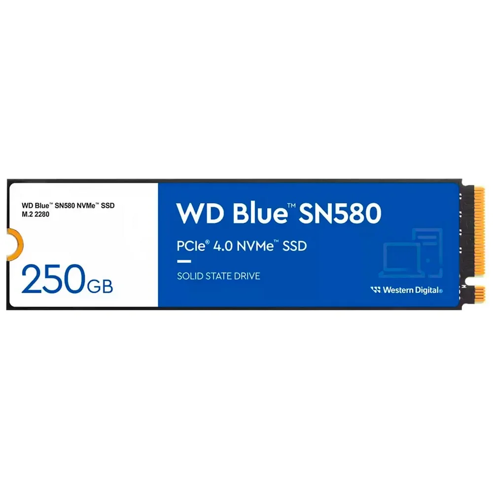 SSD Western Digital M2 Nvme 256GB Blue KaBuM