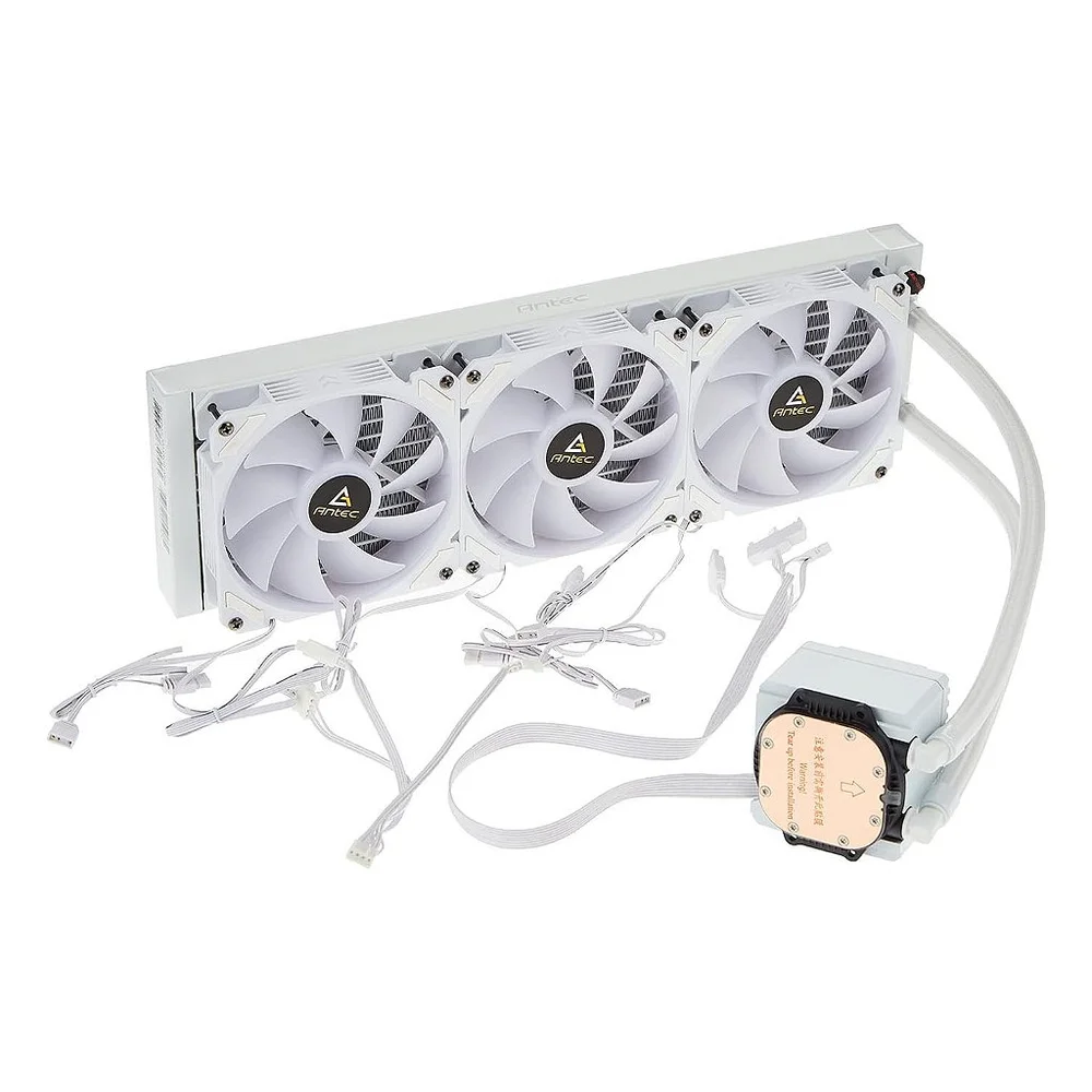 Imagem 3 de 5 do produto Water Cooler Antec Symphony 360, ARGB, 360mm, Branco