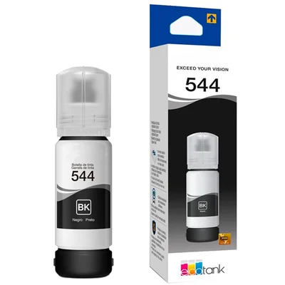 Refil Garrafa De Tinta 544 T544 L3110 L3150 L3160 Preto