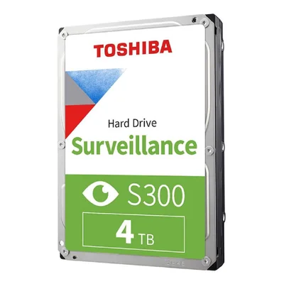 HD Toshiba Surveillance S300, 4TB, Sata Iii, 3.5", 256MB, 5400RPM