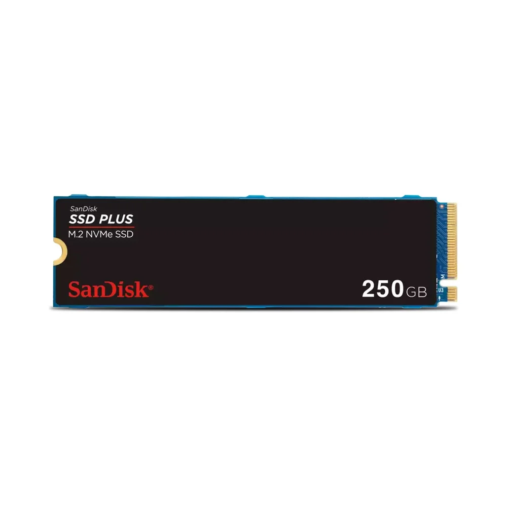 SSD Sandisk Plus 250GB, M.2 2280 NVMe Pcie Gen3 - Sdssda3n-250g-G26