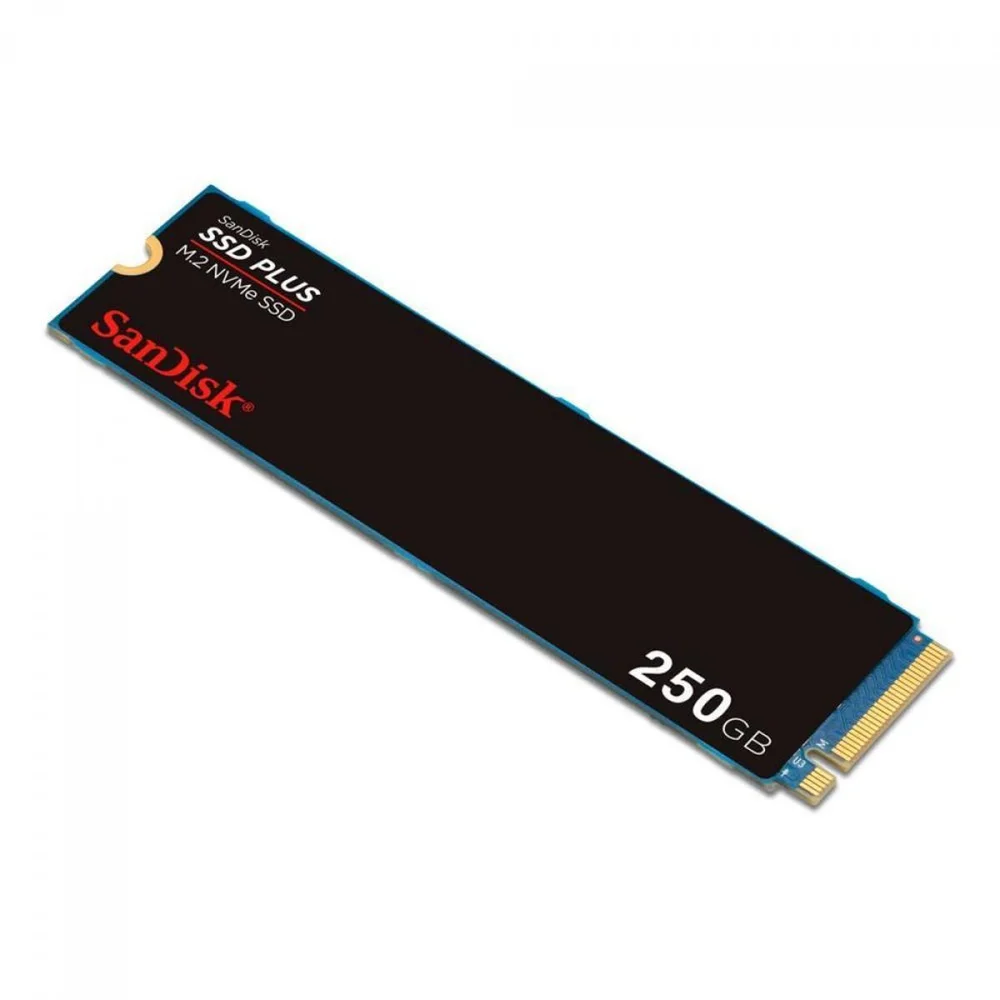 Imagem 3 de 5 do produto SSD Sandisk Plus 250GB, M.2 2280 NVMe Pcie Gen3 - Sdssda3n-250g-G26