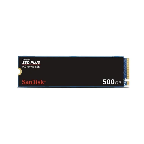 SSD M.2 PCie 3.0 Sandisk Plus 500gb, Nvme, Leitura 2400mb/s, Gravação 1500mb/s - Sdssda3n-500g-g26