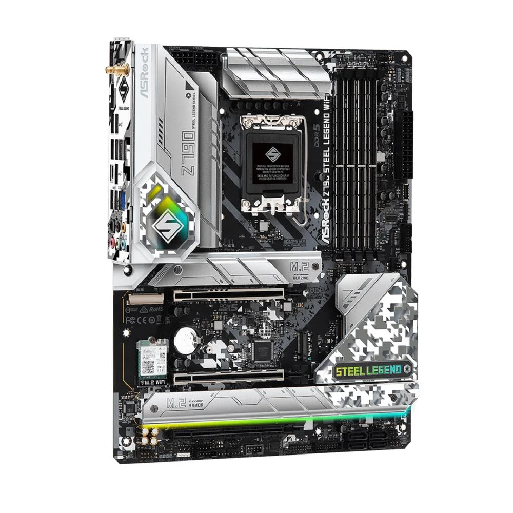 Placa Me Asrock Z790 Steel Legend LGA 1700 KaBuM