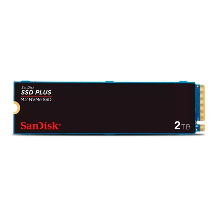 SSD Sandisk Plus 2TB Nvme M.2 2280 Leitura 3200mb/s Gravação 3000mb/s
