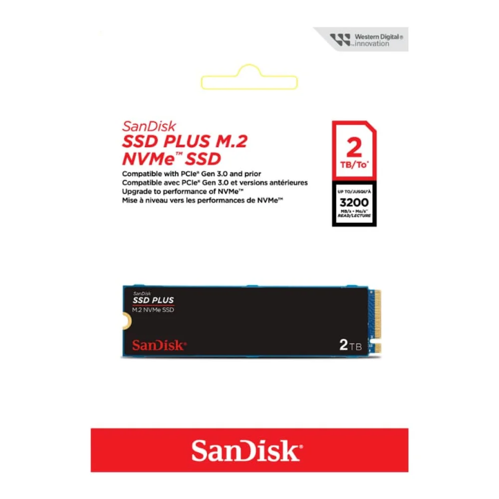 SSD M2 Sandisk Plus KaBuM