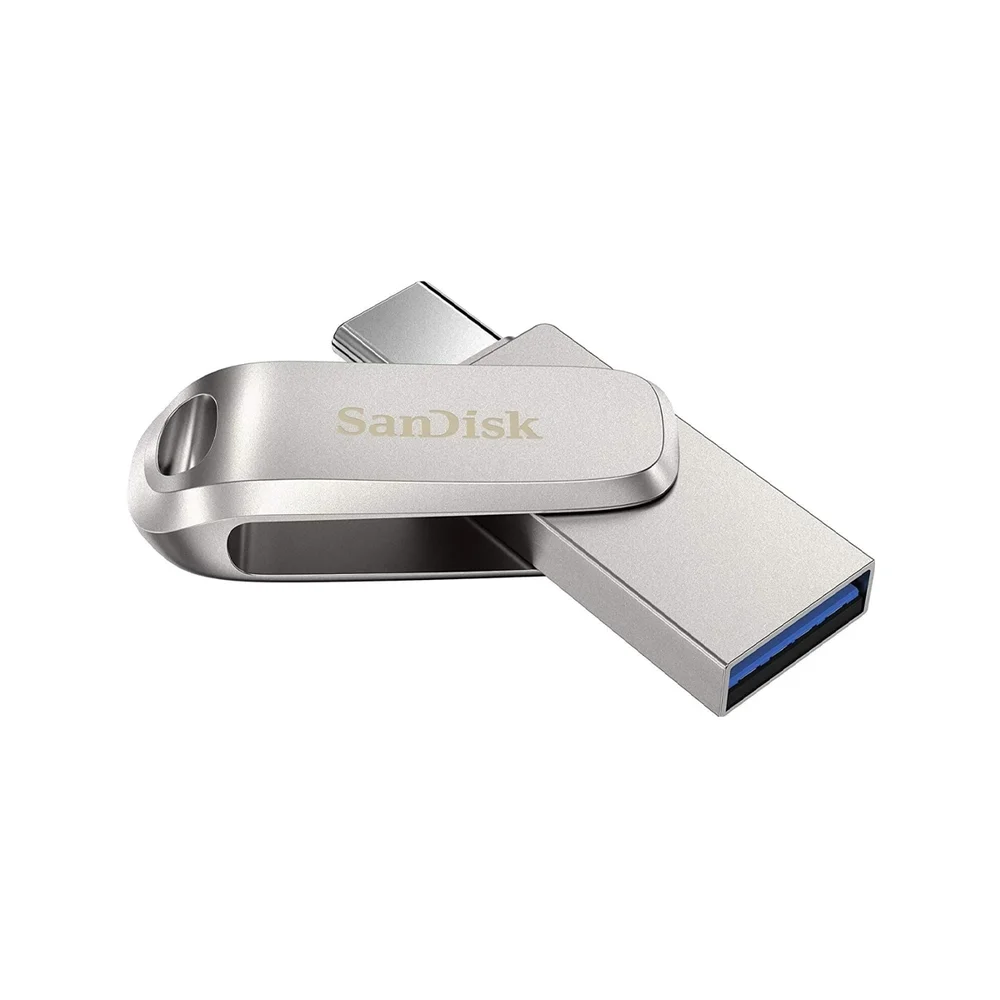 Imagem 3 de 3 do produto Pen Drive 64GB Sandisk Ultra Dual Drive, USB 3.0, Prata