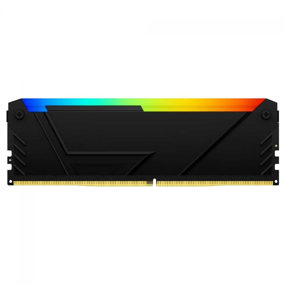 Memória Ram Kingston Fury Beast RGB, 8GB, DDR4, 3200MHz, Para Desktop/gamers, Kf432c16bb2a/8