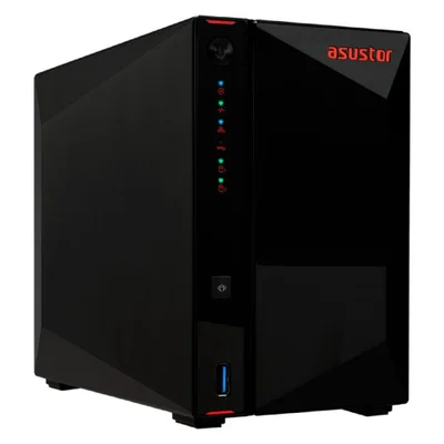 Storage As5402t Asustor Nas, 2 Baias, Sata 4 Slots, Nvme, Preto