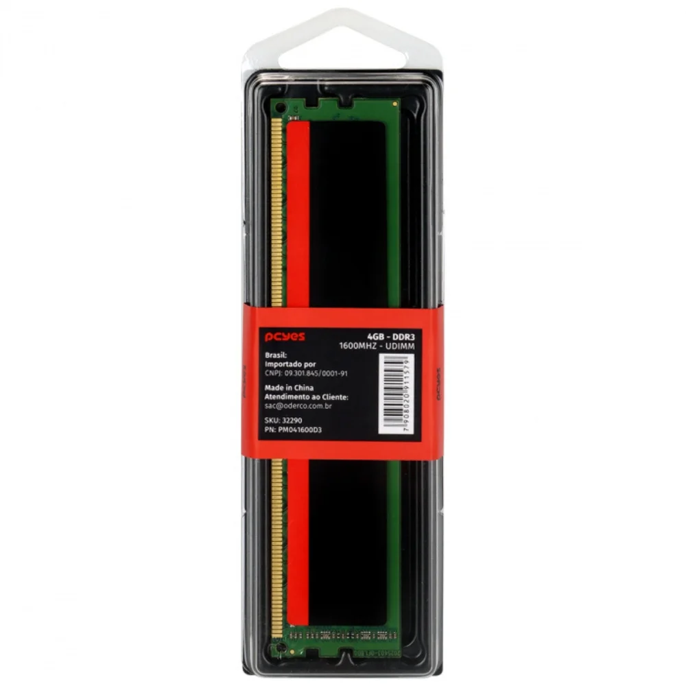 Memoria Pcyes Udimm, 8GB, DDR3, 1600mhz - Pm081600d3 Memoria Pcyes Udimm, 8GB, DDR3, 1600mhz - Pm081600d3