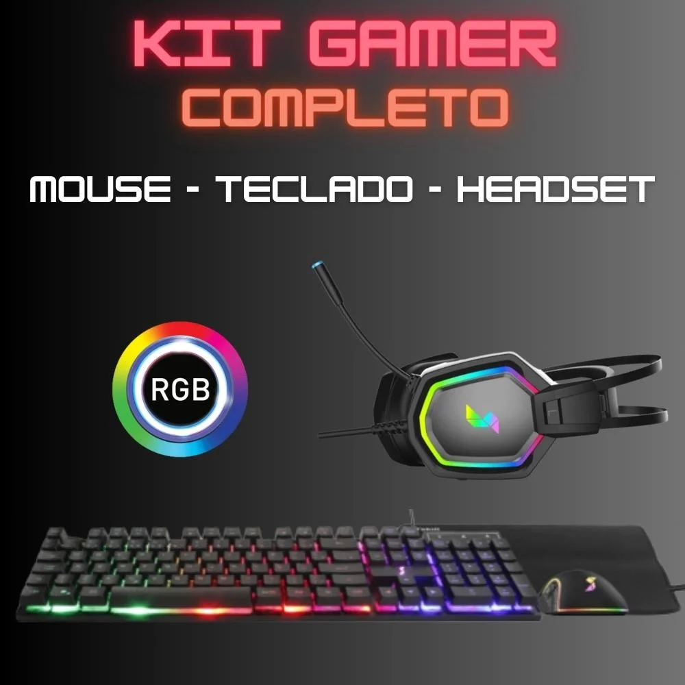PC Gamer Completo Skill RGB AMD Ryzen 5 5600G,Gráficos Radeon VEGA 7, Monitor LED 20",Kit Gamer, 16GB DDR4, SSD 512GB, Fonte 500W SGX-0064A - view 2