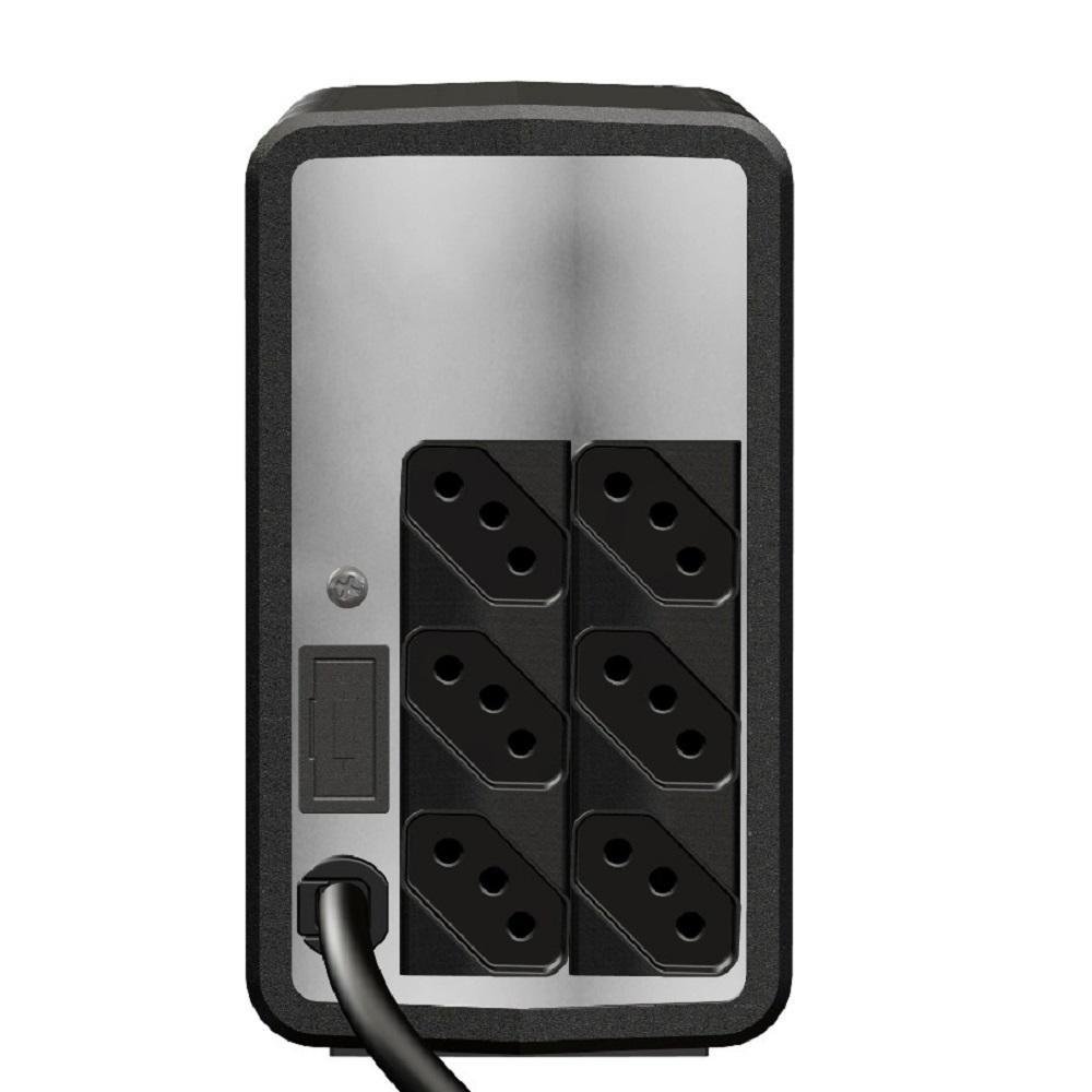 Imagem 3 de 3 do produto Nobreak Nhs Mini 4 700va Mono E. 120 / S. 120v Bat 1x7ah / 12v, 6 Tomadas ABS, USB - 90.b1.007001