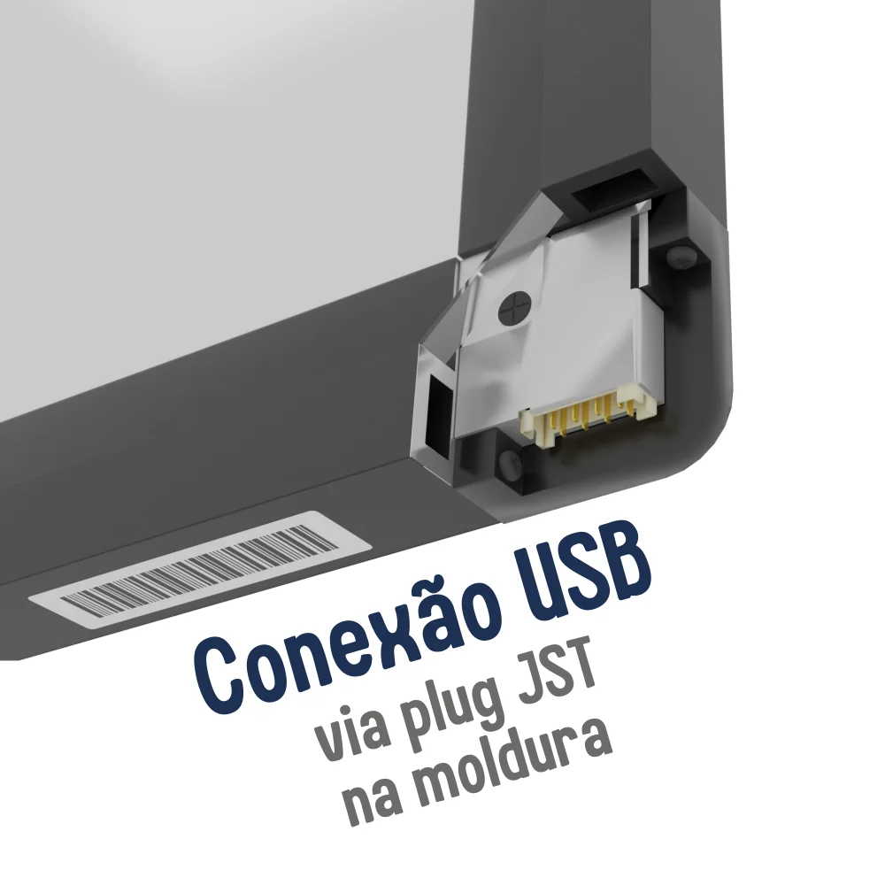 Imagem 2 de 5 do produto Moldura Interativa Digital Antirreflexo Unionboard 55"