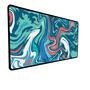 Mouse Pad Gamer Speed Extra Grande Profissional 120x40 - Abstrato Premium Verde Agua