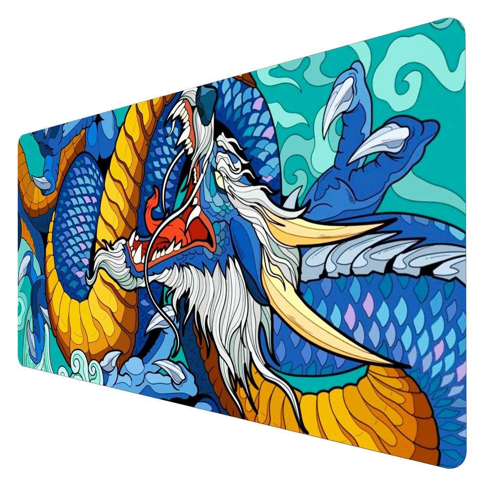 Mouse Pad Gamer Speed Extra Grande Profissional 90x50 - Dragão Negro cartoon Mouse Pad Gamer Speed Extra Grande Profissional 90x50 - Dragão Negro cartoon