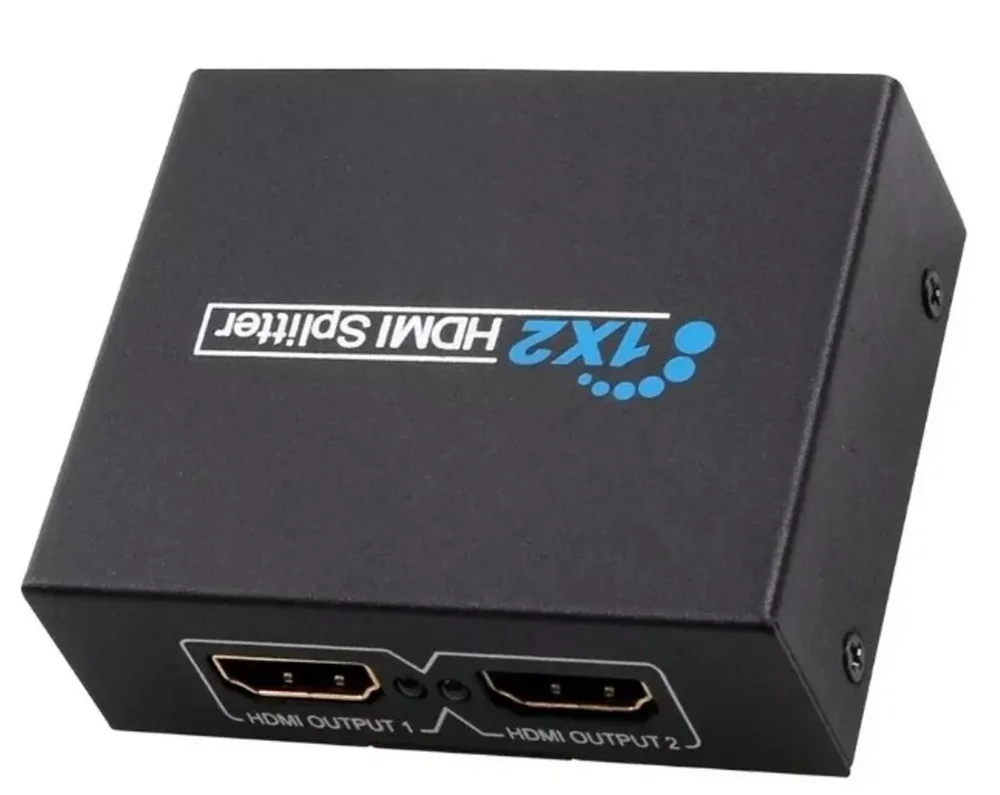 Imagem 3 de 3 do produto Adaptador Divisor De Sinal, HDMI 1080p, Duplicador 1x2